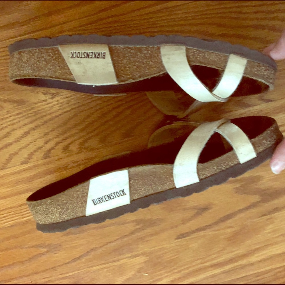 Birkenstock Size 36 Pearl White
